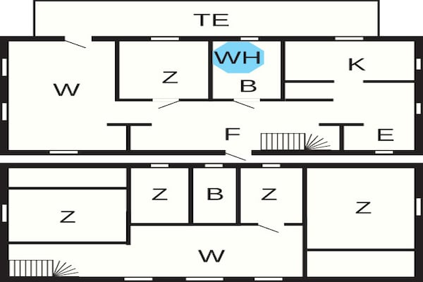 Foto van 12 persoons vakantie huis in HOVA - Vakantiehuis in HOVA - FloorPlan