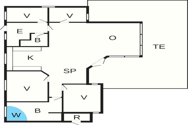 Foto van Luxe spa-resort in Lokken - Vakantiehuis in Løkken - FloorPlan