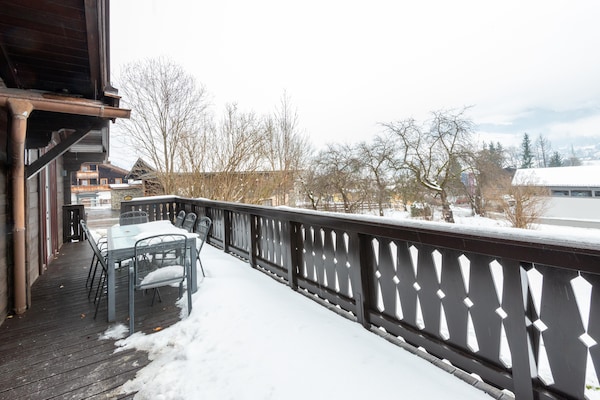 Foto van Boerderij Niedernsill bij Skigebieden - Vakantiehuis in Niedernsill - TerraceBalcony