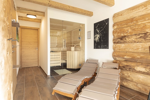 Foto van Premium vakantiehuis # 1B met sauna - Vakantiehuis in Uttendorf - Wellness