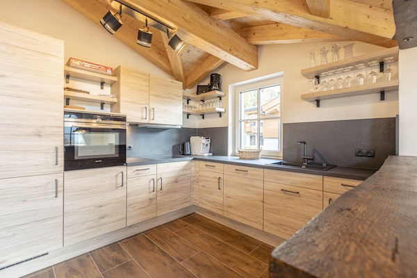 Foto van Premium vakantiehuis # 1B met sauna - Vakantiehuis in Uttendorf - Kitchen
