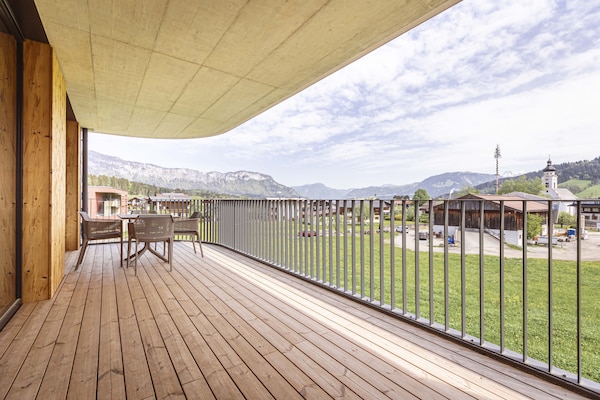 Foto van Mooi appartement met gedeelde sauna (zonder borg) - Vakantiehuis in Oberndorf in Tirol - ViewSummer