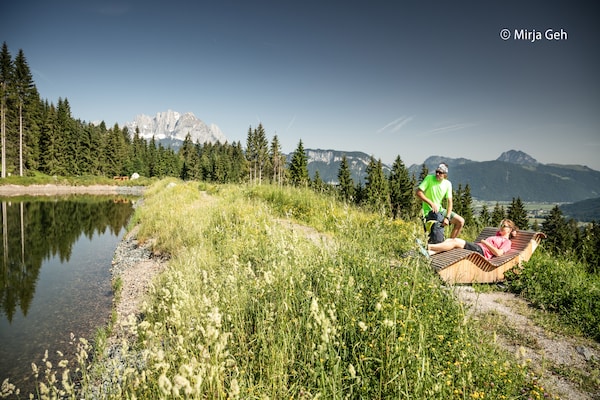 Foto van Mooi appartement met gedeelde sauna (zonder borg) - Vakantiehuis in Oberndorf in Tirol - AreaSummer20KM
