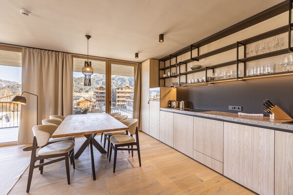 Foto van Mooi appartement met gedeelde sauna (zonder borg) - Vakantiehuis in Oberndorf in Tirol - Kitchen