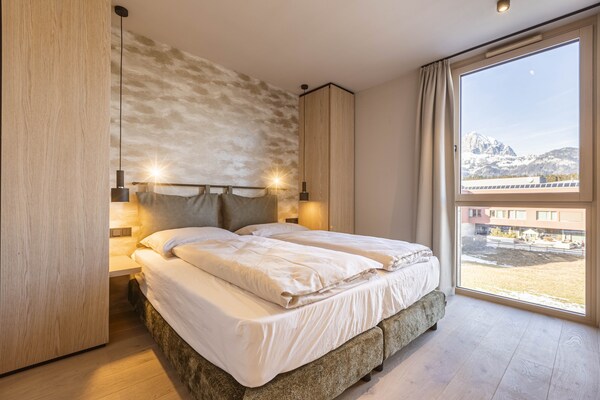 Foto van Mooi appartement met gedeelde sauna (zonder borg) - Vakantiehuis in Oberndorf in Tirol - BedRoom