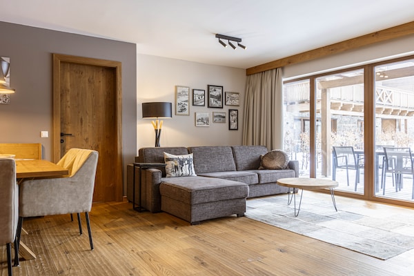 Foto van Luxe appartement met tuin (zonder borg) - Vakantiehuis in Ehrwald - LivingRoom