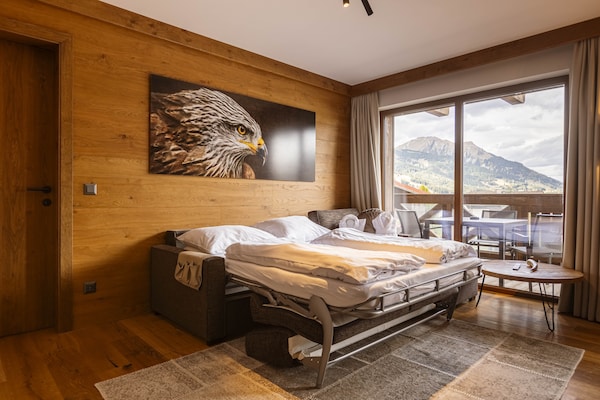Foto van Aangenaam appartement nabij Ehrwald Town (zonder borg) - BedRoom