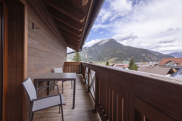 Foto van Prachtig penthouse nabij skigebied (zonder borg) - Vakantiehuis in Ehrwald - TerraceBalcony