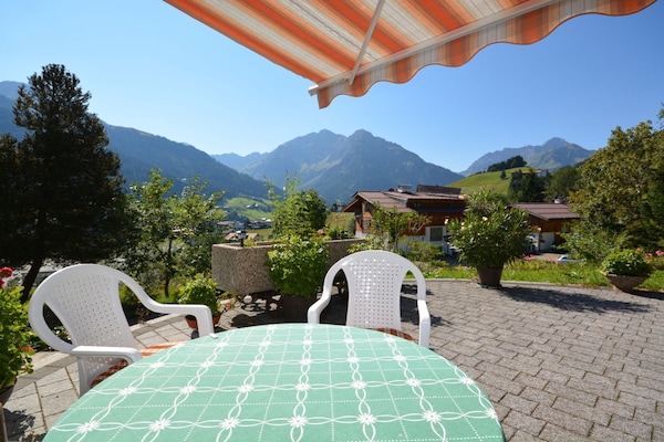 Foto van Preekstoelmuur in het gastenverblijf op de berg - Vakantiehuis in Hirschegg - Untagged