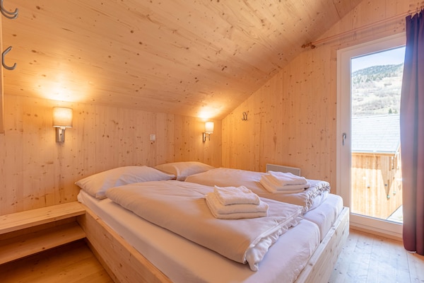 Foto van Sfeervol chalet met hottub - Vakantiehuis in Sankt Georgen am Kresichberg - BedRoom