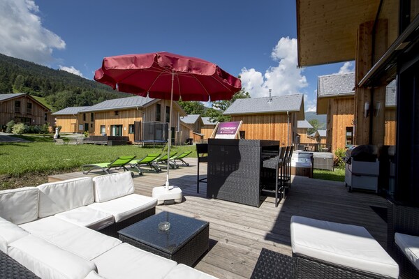 Foto van Sfeervol chalet met hottub - Vakantiehuis in Kreischberg Murau - TerraceBalcony