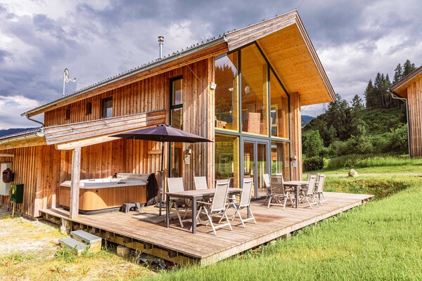 Foto van Premium chalet met infraroodsauna en whirlpool - Vakantiehuis in Sankt Georgen am Kresichberg - TerraceBalcony