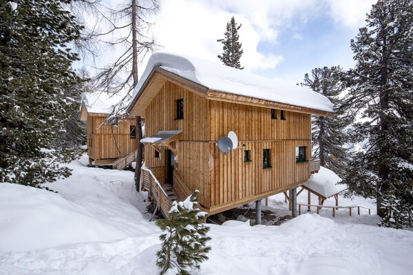 Foto van Premium chalet met infraroodsauna - Vakantiehuis in Turracherhöhe - ExteriorWinter