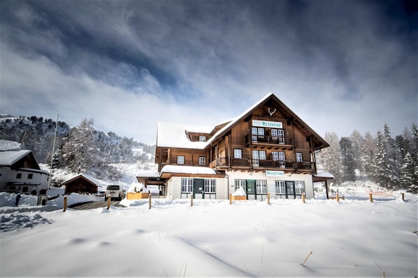 Foto van Appartement in Alpen bij Skipistes - Vakantiehuis in Turracherhöhe - ExteriorWinter