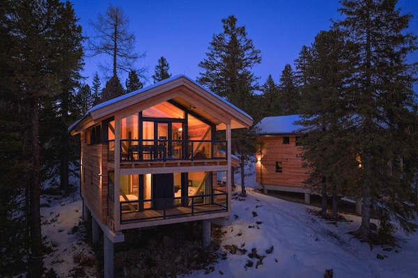 Foto van Sfeervol chalet met Finse sauna - Vakantiehuis in Turrach - ExteriorWinter