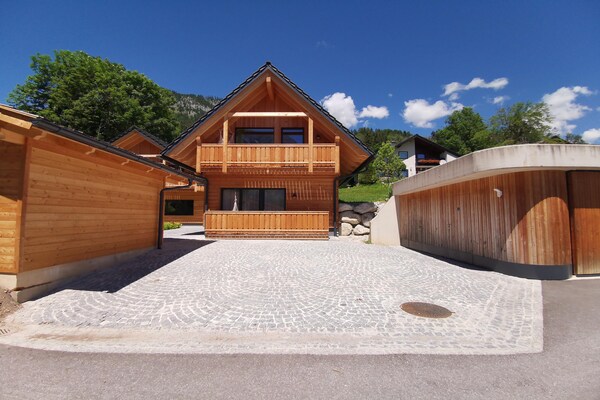 Foto van Premium chalet in Tauplitz met sauna en zwembad - Vakantiehuis in Bad Mitterndorf - ExteriorSummer