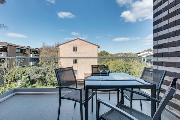 Foto van Professioneel wonen op enkele minuten van de stad - Vakantiehuis in Cremorne - TerraceBalcony