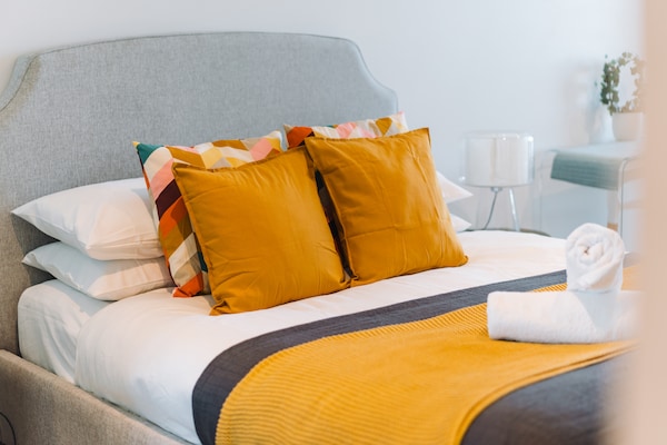 Foto van 1-slaapkamerappartement met uitzicht, zwembad, fitness, BBQ en parking - BedRoom