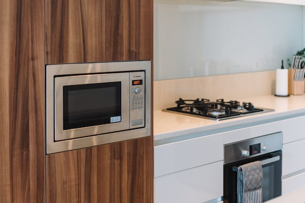 Foto van 1-slaapkamerappartement met uitzicht, zwembad, fitness, BBQ en parking - Kitchen