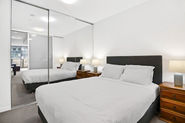 Foto van 1-slaapkamerappartement in Docklands | Loopafstand van Marvel Stadium + Balkon - Untagged