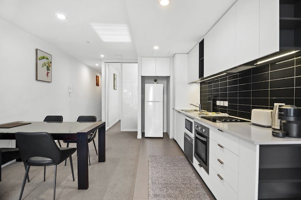 Foto van 1-slaapkamerappartement in Docklands | Loopafstand van Marvel Stadium + Balkon - Untagged