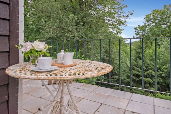 Foto van Gezellige schuilplaats in Ferrières - Vakantiehuis in Ferrières - TerraceBalcony