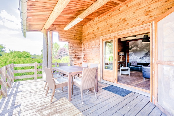 Foto van Schilderachtig chalet, Bernister - Vakantiehuis in Bernister- Malmedy - TerraceBalcony