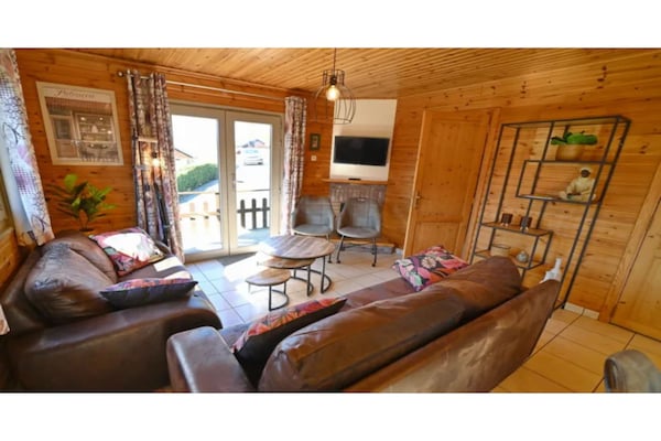 Foto van Vakantiehuis in La Roche met Sauna & Natuur - Vakantiehuis in La Roche - LivingRoom