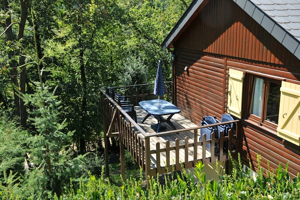 Foto van Vakantiehuis in La Roche met Sauna & Natuur - Vakantiehuis in La Roche - TerraceBalcony