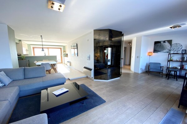 Foto van Zolderappartement in Nieuwpoort aan het strand - Vakantiehuis in Nieuwpoort - LivingRoom