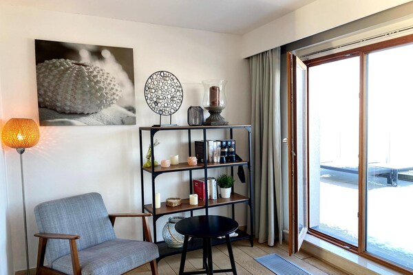 Foto van Zolderappartement in Nieuwpoort aan het strand - Vakantiehuis in Nieuwpoort - LivingRoom
