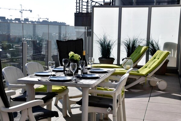 Foto van Zolderappartement in Nieuwpoort aan het strand - Vakantiehuis in Nieuwpoort - TerraceBalcony