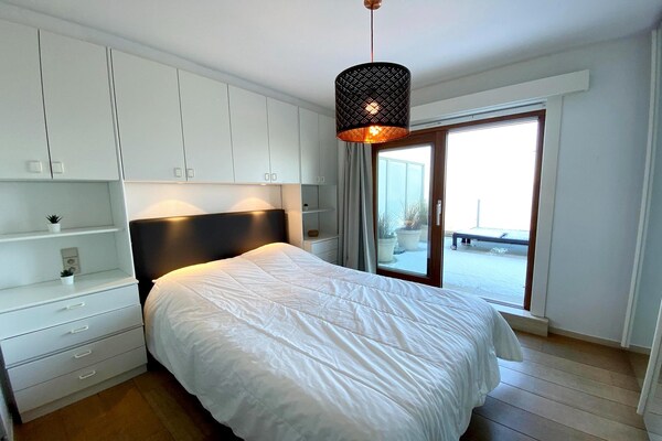 Foto van Zolderappartement in Nieuwpoort aan het strand - Vakantiehuis in Nieuwpoort - BedRoom