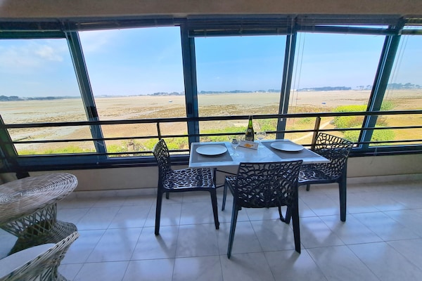 Foto van Ontspan elke ochtend met uitzicht op zee - Vakantiehuis in Roscoff - TerraceBalcony