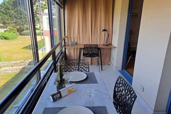 Foto van Ontspan elke ochtend met uitzicht op zee - Vakantiehuis in Roscoff - TerraceBalcony