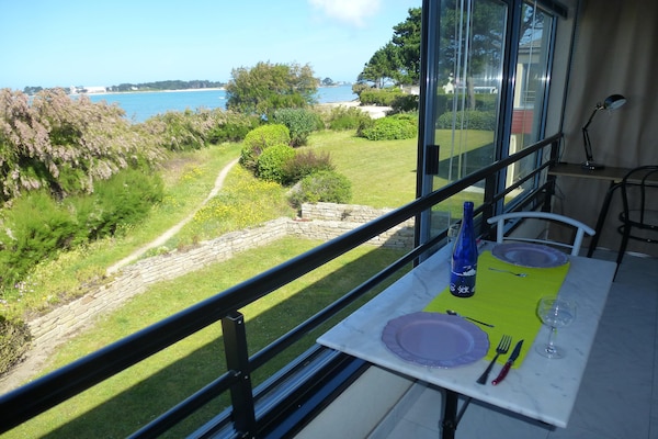 Foto van Ontspan elke ochtend met uitzicht op zee - Vakantiehuis in Roscoff - TerraceBalcony