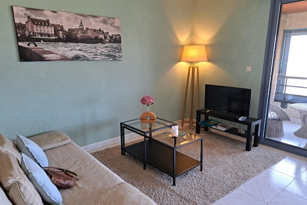 Foto van Ontspan elke ochtend met uitzicht op zee - Vakantiehuis in Roscoff - LivingRoom