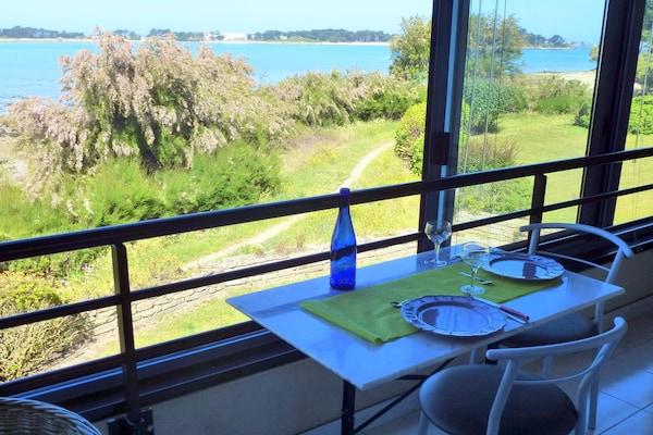 Foto van Ontspan elke ochtend met uitzicht op zee - Vakantiehuis in Roscoff - TerraceBalcony