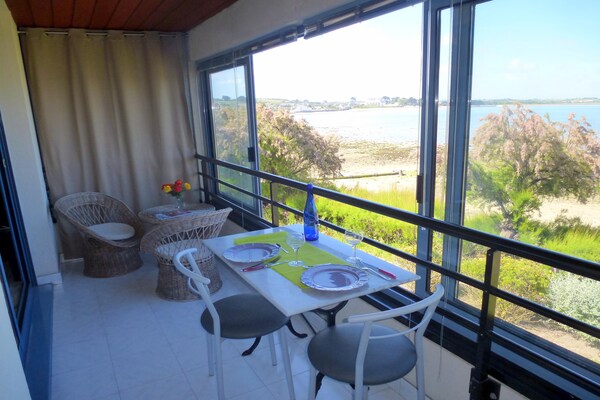 Foto van Ontspan elke ochtend met uitzicht op zee - Vakantiehuis in Roscoff - TerraceBalcony