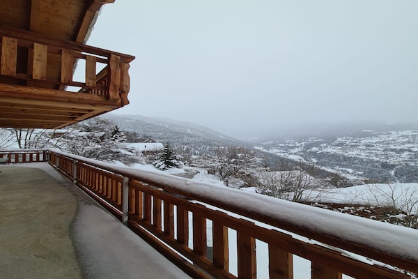 Foto van Chalet in Veysonnaz met balkon - Vakantiehuis in Veysonnaz - TerraceBalcony