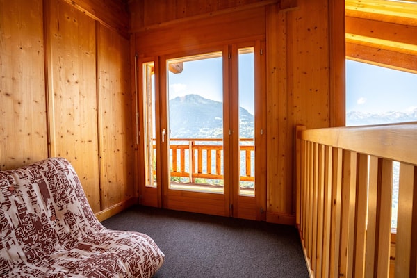 Foto van Chalet in Veysonnaz met balkon - Vakantiehuis in Veysonnaz - LivingRoom