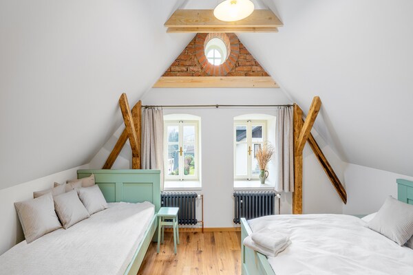 Foto van Villa in Bohemen met sauna - Vakantiehuis in Desná - BedRoom