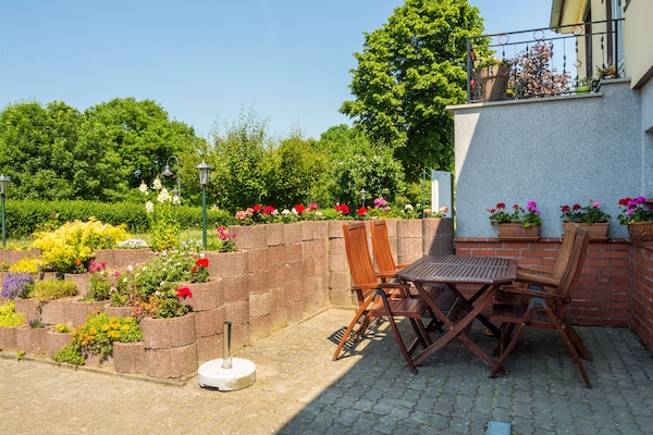 Foto van Prachtig vakantieappartement in Damshagen aan de Oostzee - TerraceBalcony