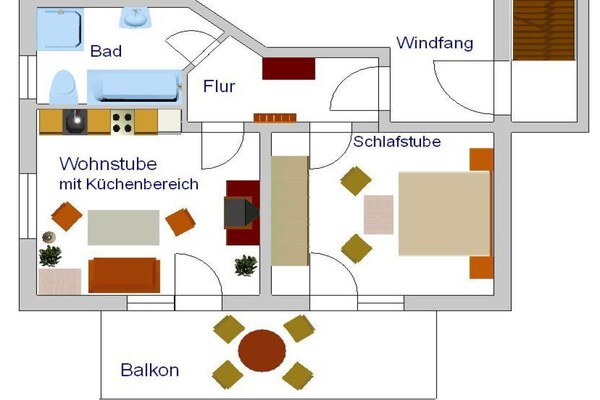 Foto van Rechter in Tharandt bij Dresden - Vakantiehuis in Tharandt - Untagged