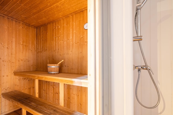 Foto van geweldig vakantiehuis voor gezinnen - Vakantiehuis in Rechlin - Wellness