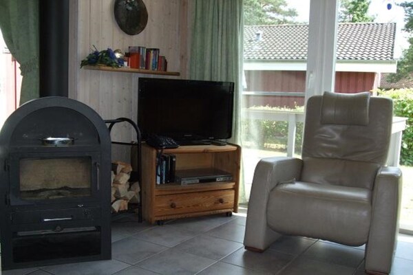 Foto van Vakantiehuis met sauna in vakantiepark Mirow - Vakantiehuis in Granzow - LivingRoom