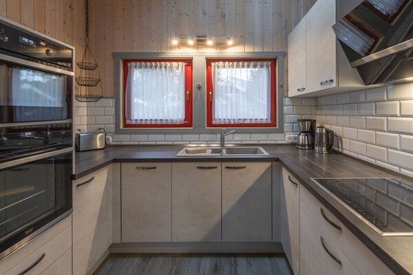 Foto van Vakantiehuis met sauna in vakantiepark Mirow - Vakantiehuis in Granzow - Kitchen