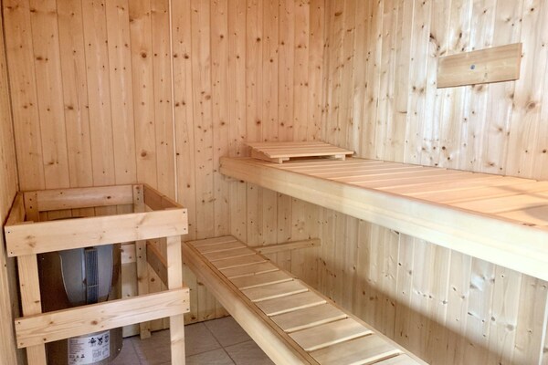 Foto van Vakantiehuis met sauna in vakantiepark Mirow - Vakantiehuis in Granzow - Sauna