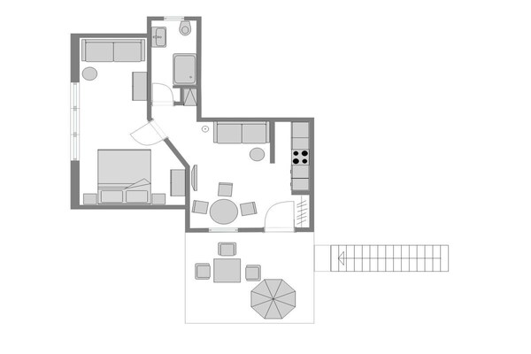 Foto van 1-slaapkamer appartement - Vakantiehuis in Ostseebad Zingst - Untagged