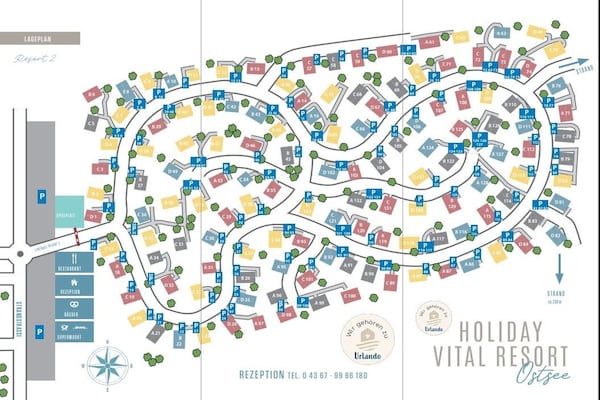 Foto van Spa-cottage met hellend terras - Vakantiehuis in Großenbrode - FloorPlan